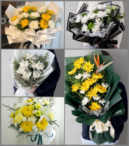 贵州六盘水盘县红果街道石家庄村白事花束代送